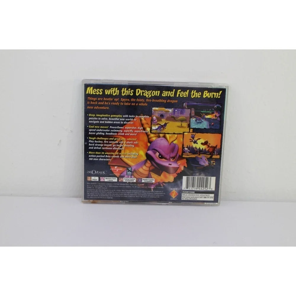 Spyro 2 Ripto's Rage PS1 Greatest Hits Complete CIB Tested PlayStation 1